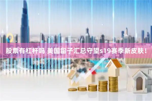 股票有杠杆吗 美国留子汇总守望s19赛季新皮肤！